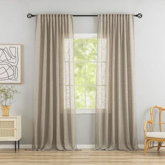Linnen-look Gordijn 2-pack Kristina Linnen