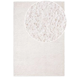 Hoogpolig Vloerkleed Lazy Gebroken wit