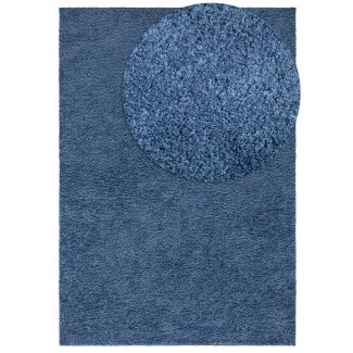 Hoogpolig Vloerkleed Lazy Blauw