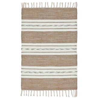 Katoenen Vloerkleed Girsu Beige