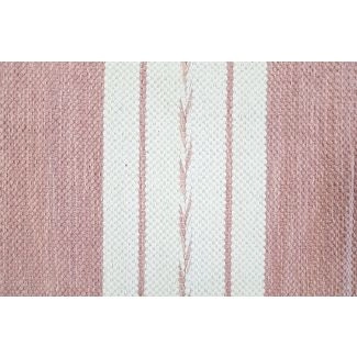 Katoenen Vloerkleed Girsu Roze