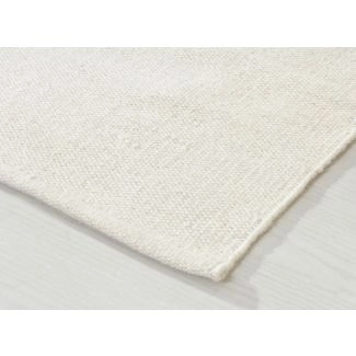 Loper Lunda Gebroken wit Wollen Vloerkleed