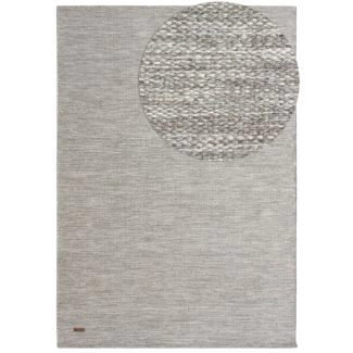 Wollen Vloerkleed Lunda Lichtgrijs