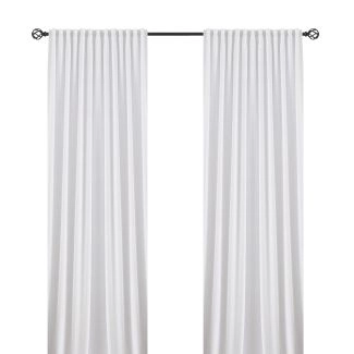 Ruimteverduisterende Fluweel Gordijn 2-pack Mathilde Wit