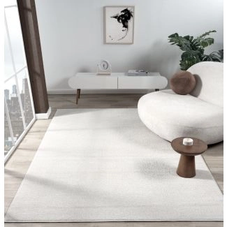 Hoogpolig Vloerkleed Milli Gebroken wit