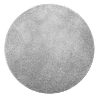 Rond Milli Zilver Hoogpolig Vloerkleed