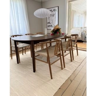 Wollen Vloerkleed Molly Gebroken wit