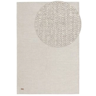 Wollen Vloerkleed Molly Crème/Grijs