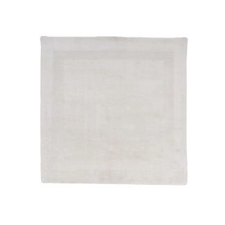 Vierkant Myrel Wit Viscose Vloerkleed