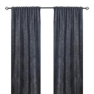 Ruimteverduisterende Fluweel Gordijn 2-pack Nancy Grijs