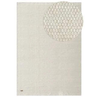 Wollen Vloerkleed Norrsken Gebroken wit