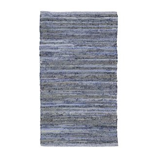Katoenen Vloerkleed Nuzi Blauw