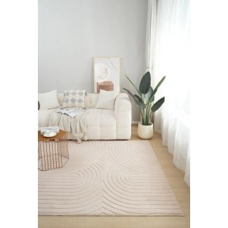 Wasbaar Pelskleed Rabbit Bene Lichtbeige