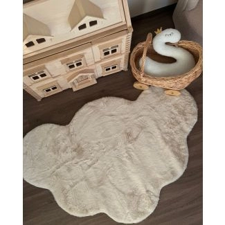 Kinderkleed Zachte Bontlook Rabbit Cloud Lichtbeige