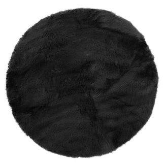 Rond Rabbit Eco Zwart Pelskleed