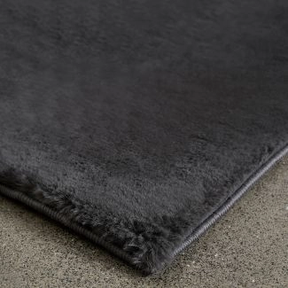 Pelskleed Rabbit Eco Donkergrijs