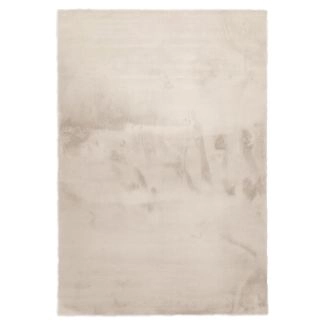 Rabbit Eco Lichtbeige 200x290 cm Wasbaar Hoogpolig Vloerkleed