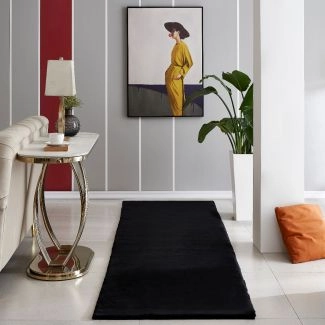 Loper Rabbit Eco Zwart Pelskleed