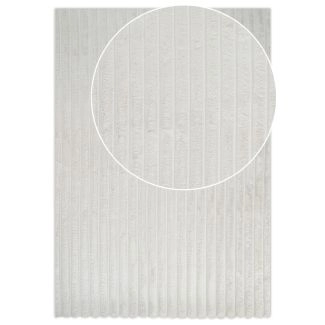 Wasbaar Pelskleed Rabbit Stripe Gebroken wit