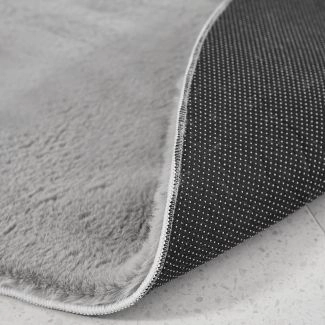 Rond Rabbit Eco Zilver Pelskleed