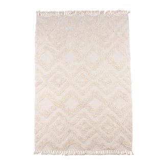 Katoenen Vloerkleed Rio Wit