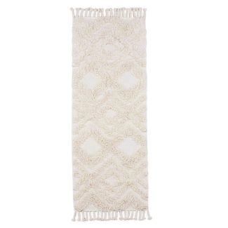 Loper Rio Wit Katoenen Vloerkleed
