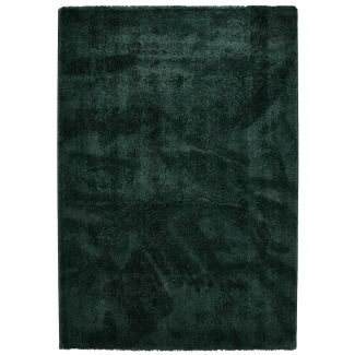 Hoogpolig Vloerkleed Nubby Donkergroen