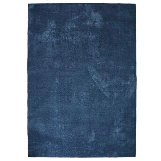 Hoogpolig Vloerkleed Solvyn Blauw