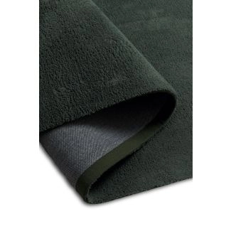 Loper Solvyn Donkergroen Hoogpolig Vloerkleed