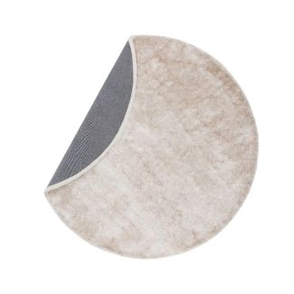 Rond Ludvig Beige Hoogpolig Vloerkleed