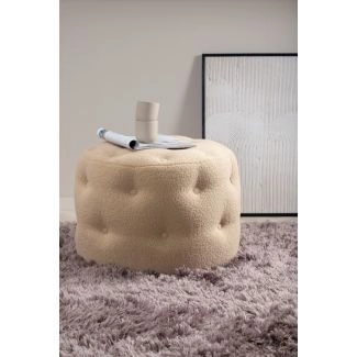 Poef Violetta Beige