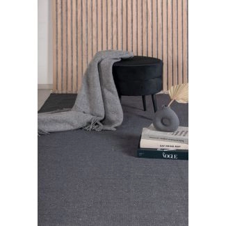 Katoenen Vloerkleed Telly Grijs