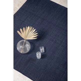 Katoenen Vloerkleed Telly Blauw