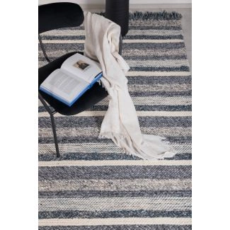 Wollen Vloerkleed Verdano Blauw