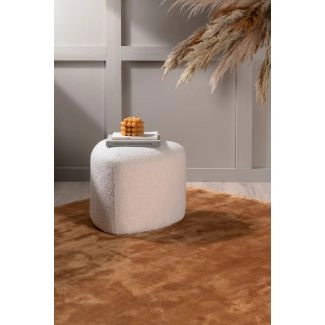 Katoenen Vloerkleed Brillo Roest