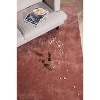 Hoogpolig Vloerkleed Bono Roze