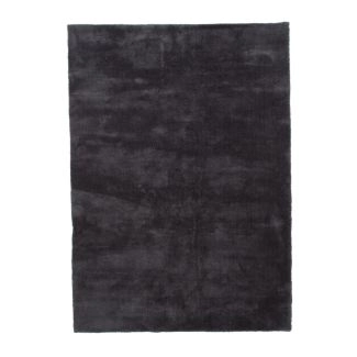 Hoogpolig Vloerkleed Bono Donkergrijs