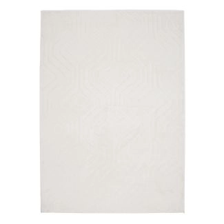 Hoogpolig Vloerkleed Luana Gebroken wit