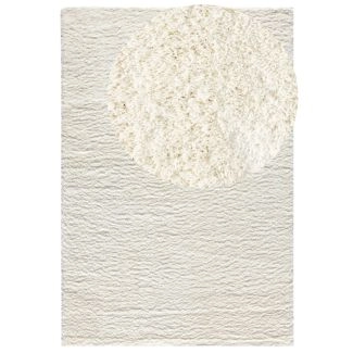 Zacht Hoogpolig Vloerkleed Softy Gebroken wit