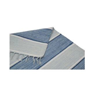 Katoenen Vloerkleed Sippar Lichtblauw