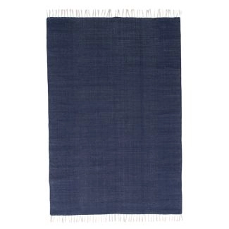 Katoenen Vloerkleed Telly Blauw
