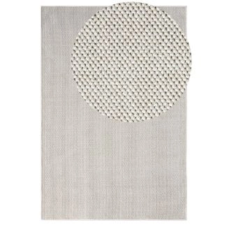 Wollen-look Vloerkleed Tokyo Gebroken wit