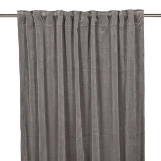 Gordijn Velvet Grijs
