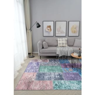 Patchwork Vloerkleed Vero Rosso Multi