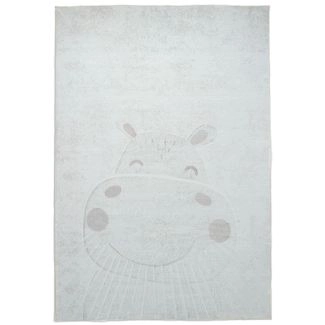 Kindervloerkleed Zappy Hippo Crème