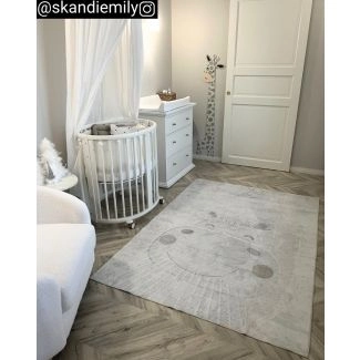 Kindervloerkleed Zappy Hippo Crème