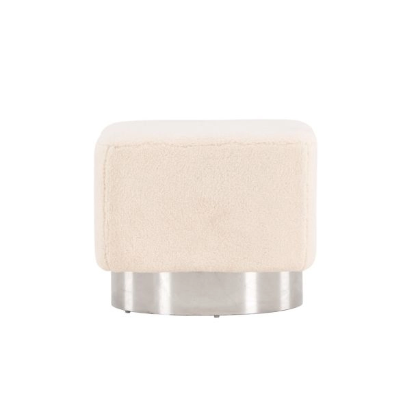 Poef Northivine Gebroken wit