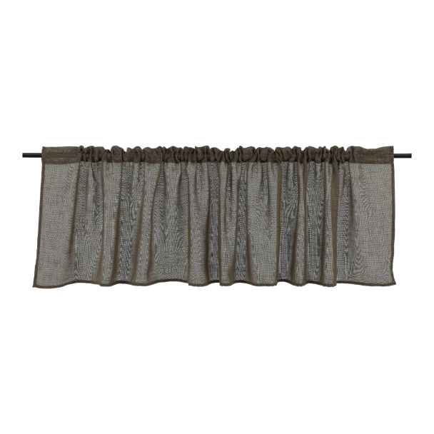 Linnen-look Gordijn 1-pack Vardoft Bruin