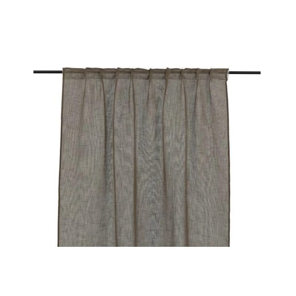 Linnen-look Gordijn 2-pack Vardoft Bruin