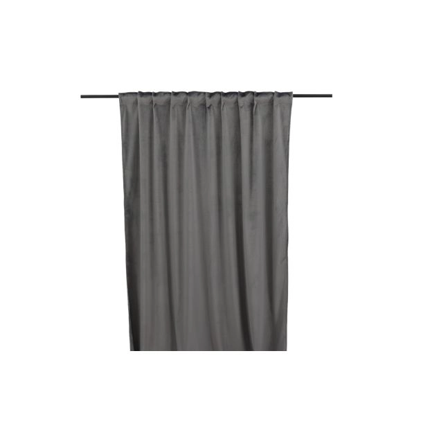 Gordijn Van Fluweel 2-pack Lavendelvind Donkergrijs